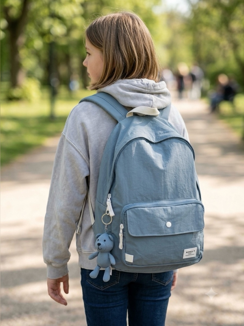 Zara Backpack with Teddy Charm